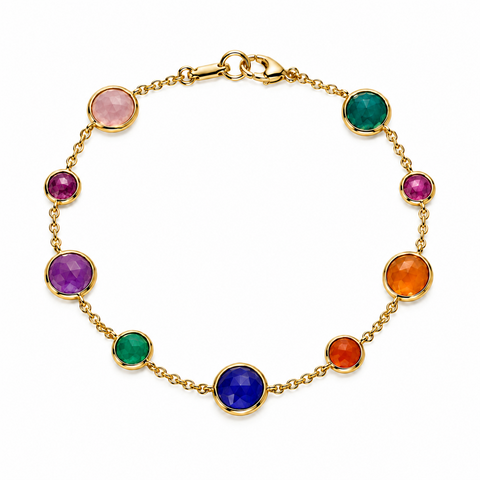 Ippolita 18KY Lollipop Nine-Stone Link Bracelet – Jewelers Trade Shop