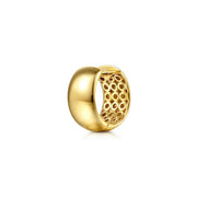 Gabriel & Co. 14k Yellow Wide Wide Huggie Hoop Earrings