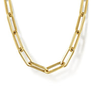 Gabriel & Co. 14k Yellow Gold Paperclip Chain Necklace