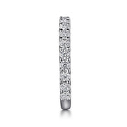 Gabriel & Co. 14k White Gold Diamond Wedding Band - .72cttw