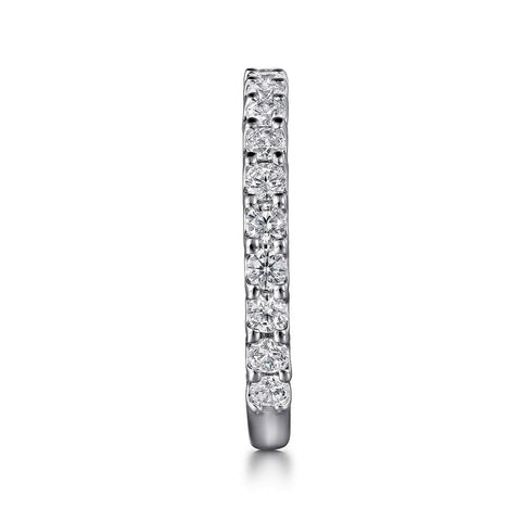 Gabriel & Co. 14k White Gold Diamond Wedding Band - .72cttw