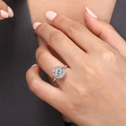 Gabriel & Co Cassi - 14K White Gold Round Diamond Engagement Ring