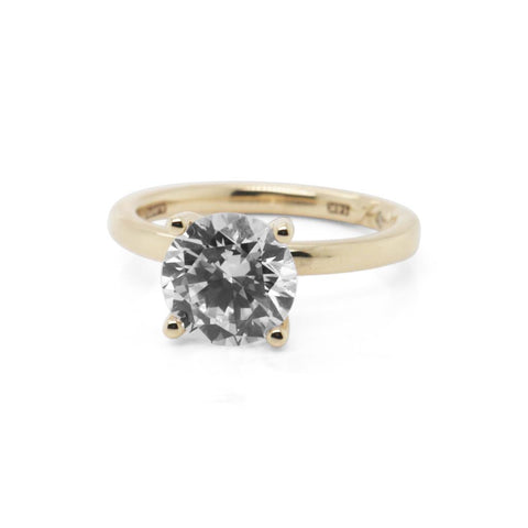 14k Yellow Gold Solitaire Setting