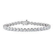 White Gold 5CT Diamond Tennis Bracelet