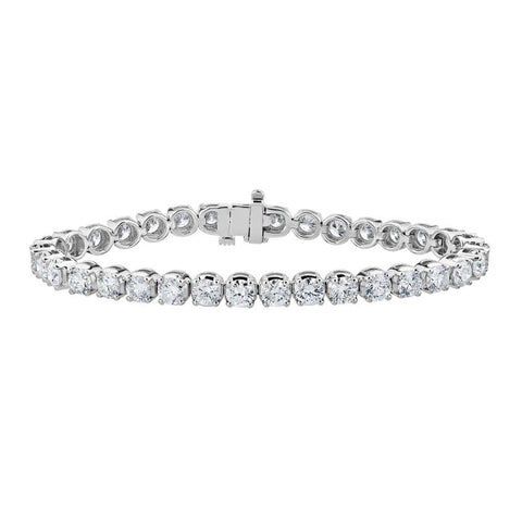 White Gold 5CT Diamond Tennis Bracelet