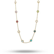 Ippolita 18k Yellow Gold Lollipop Multi-Stone Station Necklace