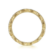 Gabriel & Co. 14k Yellow Gold Bujukan Diamond Marquise Ring - .10cttw