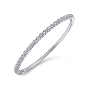 Gabriel & Co. 14k White Gold Diamond Bangle Bracelet