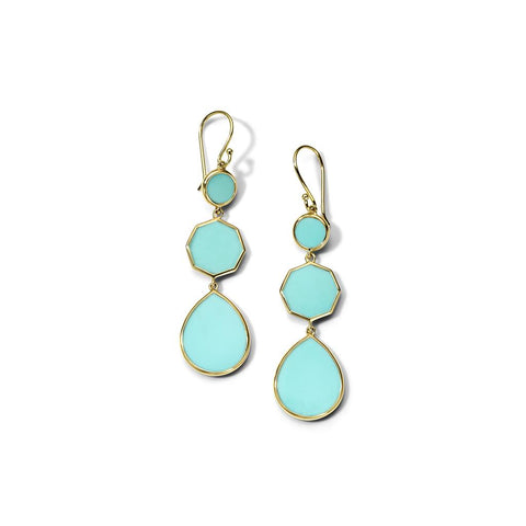 Ippolita Polished Rock Candy Small Crazy 8's Earrings in 18K Gold