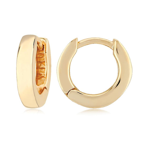 Yellow Gold 3x12mm Hoops