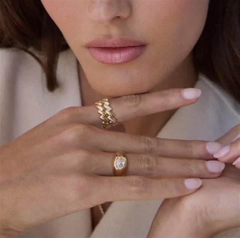 Zoe Chicco 14k Yellow Gold San Marco Ring