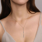 Gabriel & Co. 14K Yellow Gold Diamond Drop Y Necklace - .35cttw