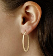 14k Yellow Gold Hoop Earrings