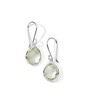 Ippolita Rock Candy Mini Teardrop Earrings - 925 Silver in Prasiolite