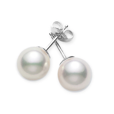 Mikimoto Everyday Essentials 6×6.5mm A+ Pearl Stud Earrings