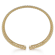 Gabriel & Co. 14K Yellow Gold Bujukan Cuff Bracelet
