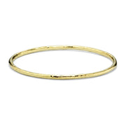 Ippolita Classico Small Hammered Bangle in 18K Gold