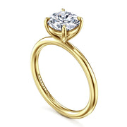 Gabriel & Co. 14k Yellow Gold Soliatire Engagement Ring Mounting