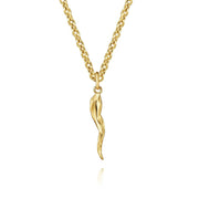 Gabriel & Co 14k Yellow Gold Italian Horn Pendant