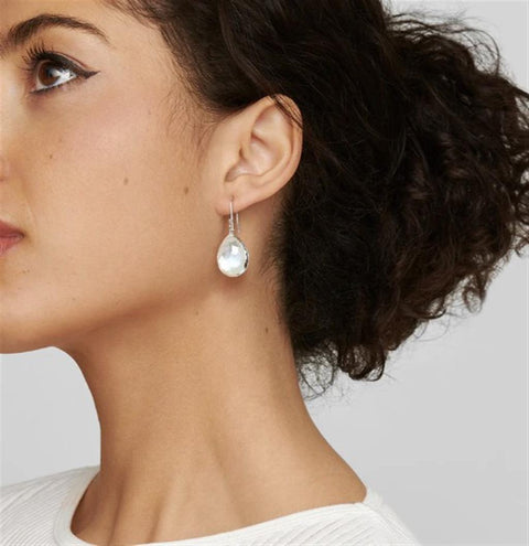 Ippolita Rock Candy Teardrop Earrings - 925 Silver in Blue Quartz