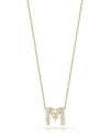 Roberto Coin 18K Tiny Treasures Diamond Love Letter Necklace