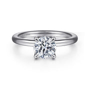 Gabriel & Co. Evelynn - 14K White Gold Round Solitaire Diamond Engagement Setting
