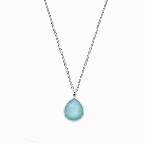 Ippolita Rock Candy Mini Teardrop Pendant Necklace - 925 Silver in Turquoise