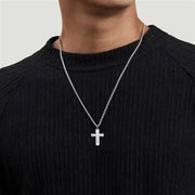 Gabriel & Co 925 Sterling Silver Geometric Cross Pendant