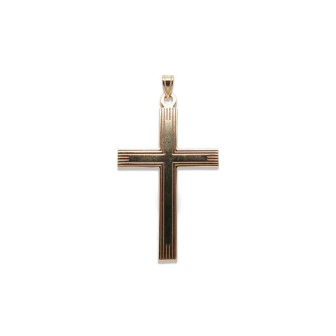 14k Yellow Gold Cross Pendant