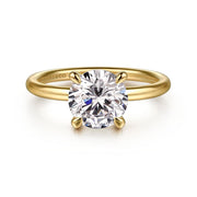Gabriel & Co. 14k Yellow Gold Soliatire Engagement Ring Mounting