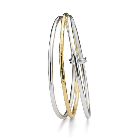 Ippolita Chimera Mixed Metal bangle Set - 925 Silver & 18k Yellow Gold