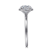 Gabriel & Co Cassi - 14K White Gold Round Diamond Engagement Ring