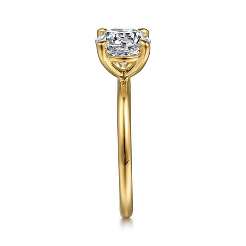 Gabriel & Co. 14k Yellow Gold Soliatire Engagement Ring Mounting