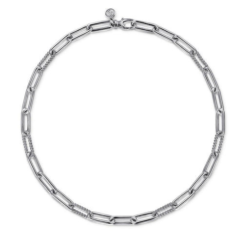 Gabriel & Co. Sterling Silver Oval Link Chain
