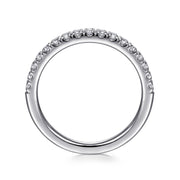 Gabriel & Co. 14k White Gold Diamond Band - .31cttw