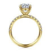 Gabriel & Co. Winslow - 14K Yellow Gold Diamond Engagement Ring Mounting - .34cttw
