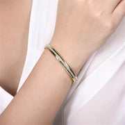 Gabriel & Co 14k Yellow Gold Diamond Bangle Bracelet - .44cttw
