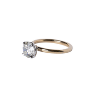 14k Yellow Gold 1.68ct Round Diamond Solitaire Engagement Ring