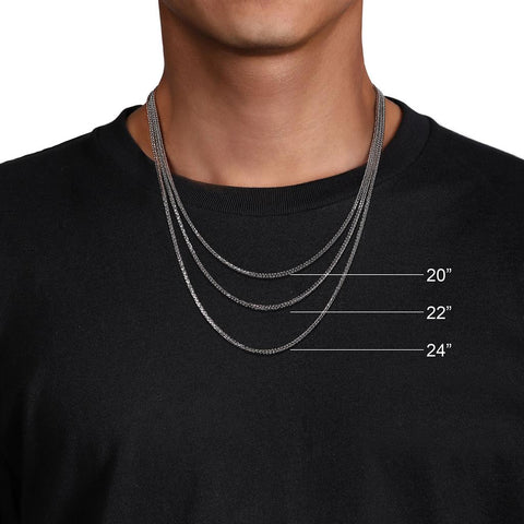 Gabriel & Co. 14K Yellow Gold Mens Link Chain Necklace