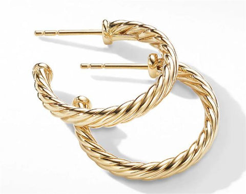 Precious Metal (No Stones) Earring