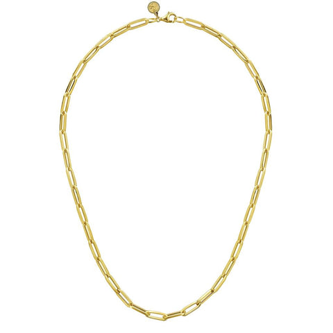 Gabriel & Co. 14k Yellow Gold Paperclip Chain Necklace