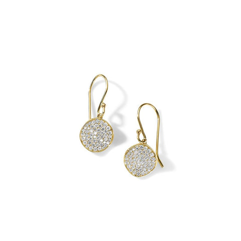 Ippolita Mini Flower Earrings in 18K Gold with Diamonds