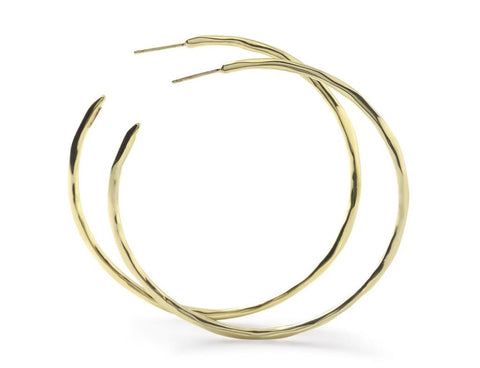 Ippolita 18k Yellow Gold Classico Large Squiggle Hoop Earrings