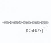 Platinum Diamond Blossom Bracelet - 19.15cttw