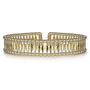 Gabriel & Co. 14K Yellow Gold Bujukan Cuff Bracelet