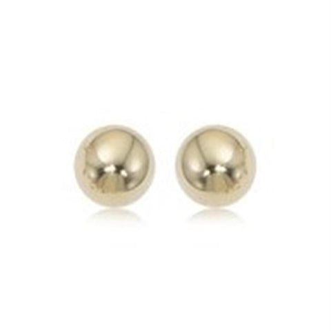 14k Yellow Gold 5mm Ball Stud Earrings