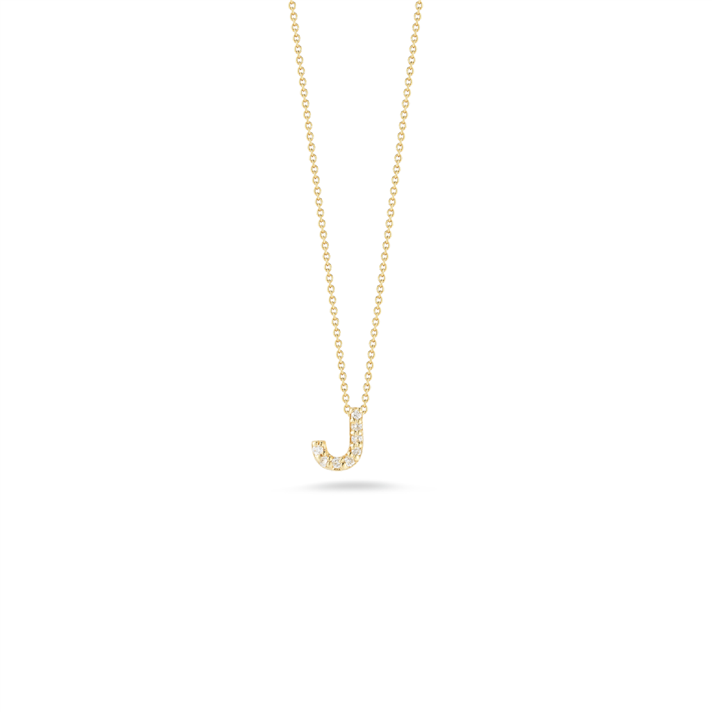 Roberto Coin 18K Tiny Treasures Diamond Love Letter Necklace
