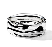 Ippolita Classico Crush Wide Hinged Bangle - 925 Silver