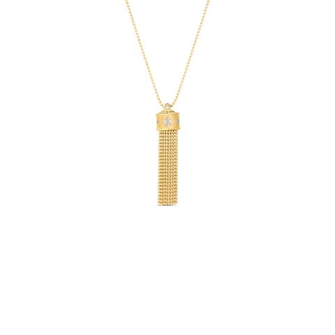 Roberto Coin 18k Yellow Gold Tassel Necklace