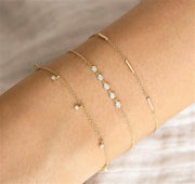 Zoe Chicco Bezel Set Diamond Bracelet - .10cttw